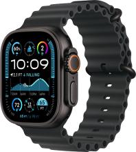Apple Watch Ultra 2 (2024) 49mm Black Titanium Case with Black Ocean Band Apple Watch Ultra 2 (2024) 49mm Black Titanium Case with Black Ocean Band