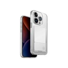 Чехол со слотом под карту Uniq HYBRID AIR FENDER ID для iPhone 15 Pro Max, прозрачный Чехол со слотом под карту Uniq HYBRID AIR FENDER ID для iPhone 15 Pro Max, прозрачный