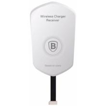 Переходник Baseus QI wireless charging receiver Apple Gray and white дя беспроводной зарядки Переходник Baseus QI wireless charging receiver Apple Gray and white дя беспроводной зарядки