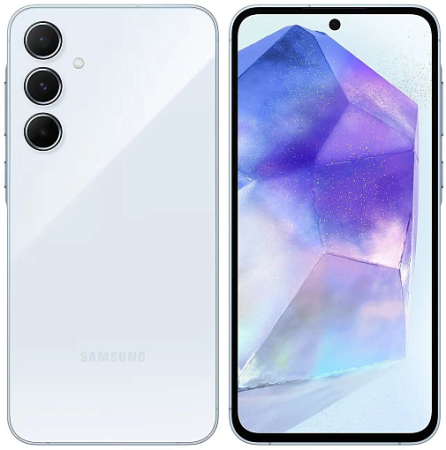 Смартфон Samsung Galaxy A55 12/256 Гб, голубой (IceBlue) Смартфон Samsung Galaxy A55 12/256 Гб, голубой (IceBlue)