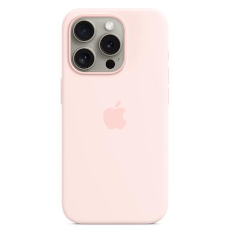 Чехол iPhone 15 Pro Silicone Case with MagSafe - Light Pink Чехол iPhone 15 Pro Silicone Case with MagSafe - Light Pink