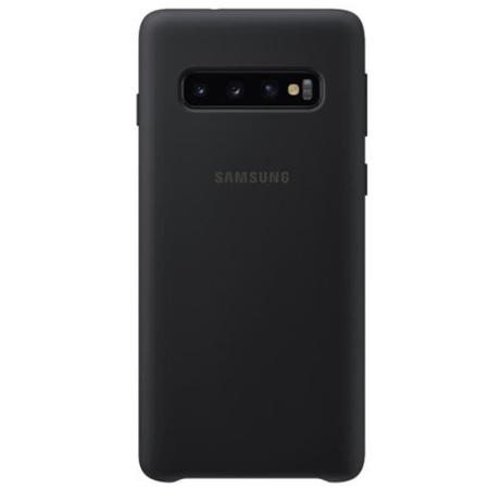 Чехол Samsung Silicone Cover для Galaxy S10 черный Чехол Samsung Silicone Cover для Galaxy S10 черный