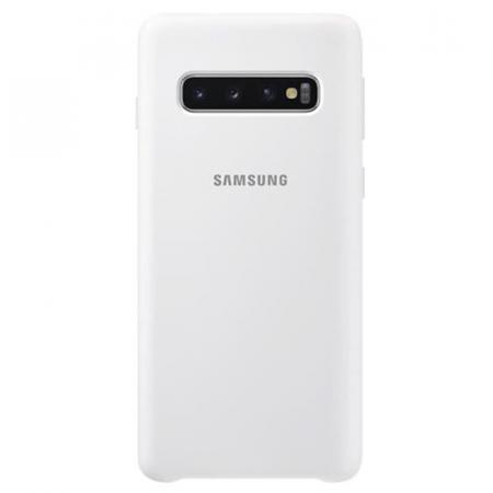 Чехол Samsung Silicone Cover для Galaxy S10 белый Чехол Samsung Silicone Cover для Galaxy S10 белый