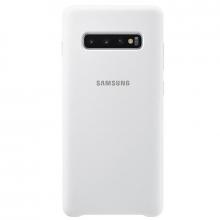 Чехол Samsung Silicone Cover для Galaxy S10 Plus белый Чехол Samsung Silicone Cover для Galaxy S10 Plus белый