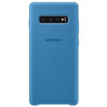 Чехол Samsung Silicone Cover для Galaxy S10 Plus синий Чехол Samsung Silicone Cover для Galaxy S10 Plus синий