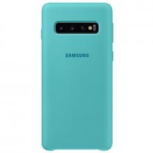 Чехол Samsung Silicone Cover для Galaxy S10 зеленый Чехол Samsung Silicone Cover для Galaxy S10 зеленый