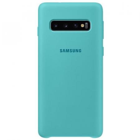 Чехол Samsung Silicone Cover для Galaxy S10 зеленый Чехол Samsung Silicone Cover для Galaxy S10 зеленый