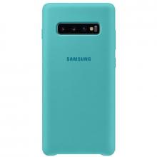 Чехол Samsung Silicone Cover для Galaxy S10 Plus зеленый Чехол Samsung Silicone Cover для Galaxy S10 Plus зеленый