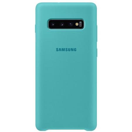 Чехол Samsung Silicone Cover для Galaxy S10 Plus зеленый Чехол Samsung Silicone Cover для Galaxy S10 Plus зеленый