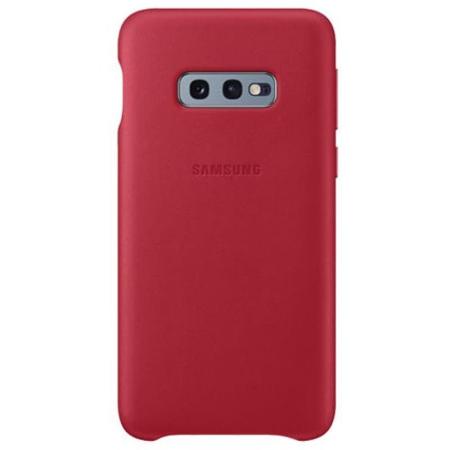 Кожаный чехол Leather Cover Samsung S10е красный Кожаный чехол Leather Cover Samsung S10е красный