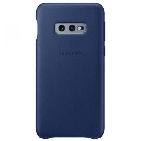 Кожаный чехол Leather Cover Samsung S10e темно-синий Кожаный чехол Leather Cover Samsung S10e темно-синий