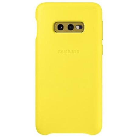 Кожаный чехол Leather Cover Samsung S10e желтый Кожаный чехол Leather Cover Samsung S10e желтый