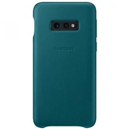 Кожаный чехол Leather Cover Samsung S10e зеленый Кожаный чехол Leather Cover Samsung S10e зеленый