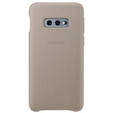 Кожаный чехол Leather Cover Samsung S10e серый Кожаный чехол Leather Cover Samsung S10e серый