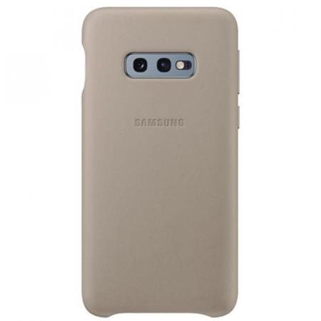 Кожаный чехол Leather Cover Samsung S10e серый Кожаный чехол Leather Cover Samsung S10e серый
