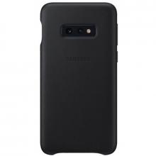 Кожаный чехол Leather Cover Samsung S10e черный Кожаный чехол Leather Cover Samsung S10e черный
