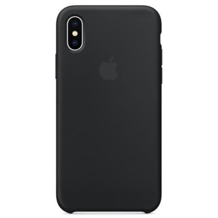 Чехол для iPhone X Силиконовый , цвет (Black) Чехол для iPhone X Силиконовый , цвет (Black)