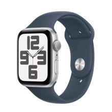 Умные часы Apple Watch SE 2023 GPS 40mm Silver Aluminium Case with Storm Blue Sport Band Умные часы Apple Watch SE 2023 GPS 40mm Silver Aluminium Case with Storm Blue Sport Band