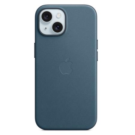 Чехол для iPhone 15 FineWoven Pacific Blue Чехол для iPhone 15 FineWoven Pacific Blue