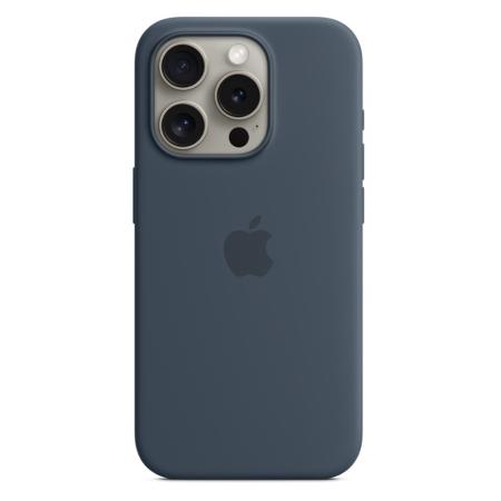 Чехол iPhone 15 Pro Silicone Case with MagSafe - Storm Blue Чехол iPhone 15 Pro Silicone Case with MagSafe - Storm Blue