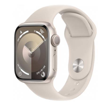 Apple Watch Series 9 41 mm Starlight Sport Band Apple Watch Series 9 41 mm Starlight Sport Band
