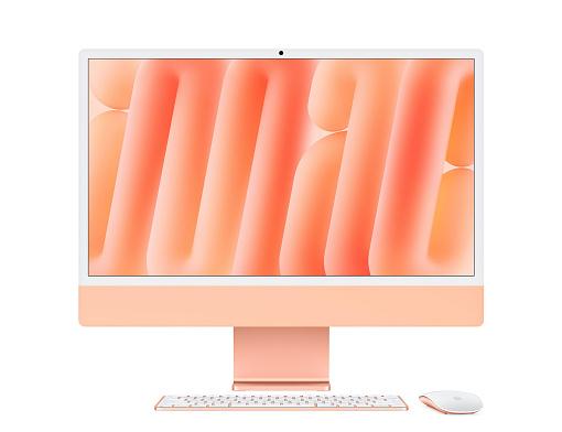Моноблок Apple iMac 24 Retina 4,5K (M4, 8C CPU/8C GPU, 2024), 16 Гб, 256 Гб SSD, оранжевый (MWUJ3) Моноблок Apple iMac 24 Retina 4,5K (M4, 8C CPU/8C GPU, 2024), 16 Гб, 256 Гб SSD, оранжевый (MWUJ3)
