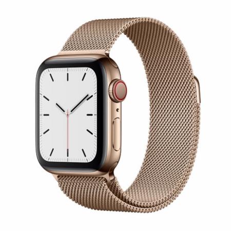 Apple Watch S5 40mm (Cellular) Gold Stainless Steel / Gold Milanese Loop Apple Watch S5 40mm (Cellular) Gold Stainless Steel / Gold Milanese Loop