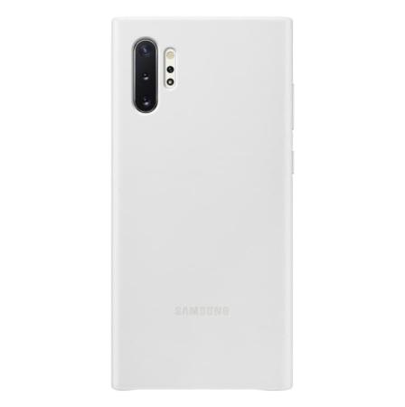 Чехол Samsung Leather Cover Note10+ White Чехол Samsung Leather Cover Note10+ White