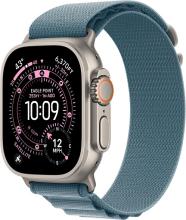 Apple Watch Ultra 3 (2025) 49mm Natural Titanium Case with Light Blue Alpine Loop Apple Watch Ultra 3 (2025) 49mm Natural Titanium Case with Light Blue Alpine Loop