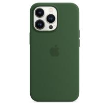 Силиконовый чехол MagSafe для iPhone 13 Pro, цвет «зелёный клевер» Силиконовый чехол MagSafe для iPhone 13 Pro, цвет «зелёный клевер»